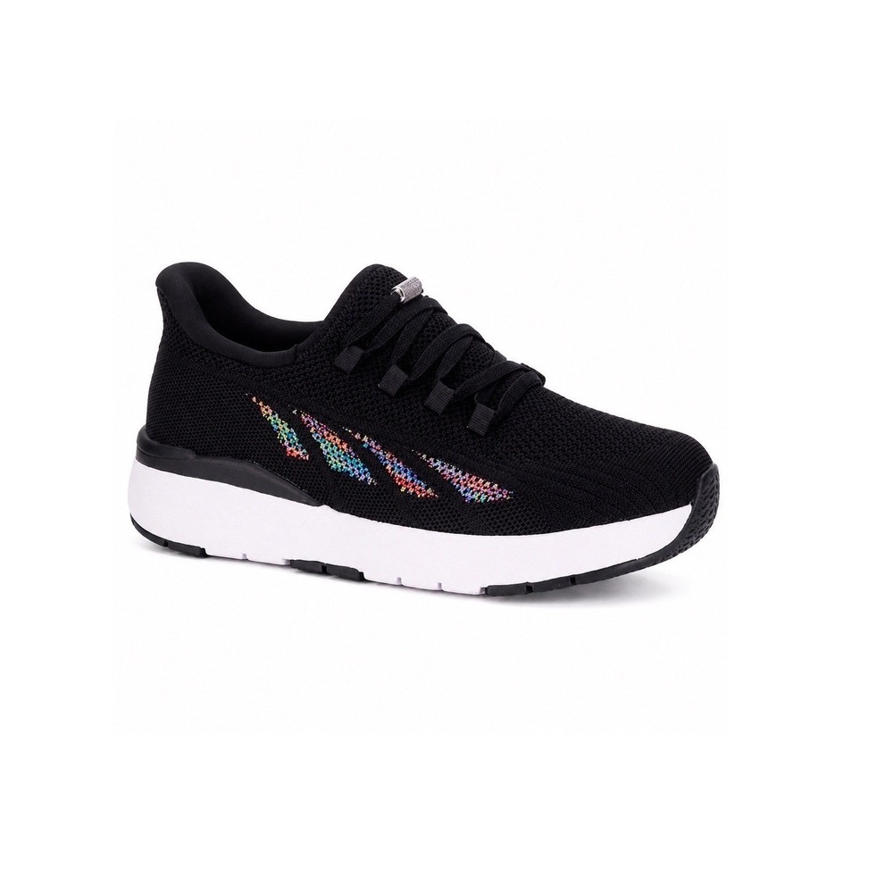 NEW Drew Halo II Size 9 Black Hands Free Entry Arch Support Sneakers Shoes